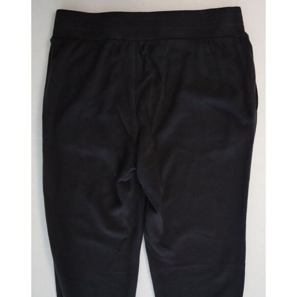 Monrow HB0390 Women Sz XS Vintage Black French Terry Snap Jogger Sweatpants - Picture 6 of 9